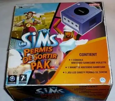  Nintendo GameCube Les Sims Permis de Sortir Pak