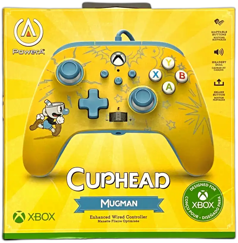  PowerA Cuphead Mugman Xbox Wired Controller