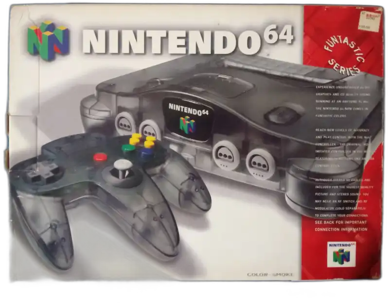  Nintendo 64 Smoke Black Console [US]