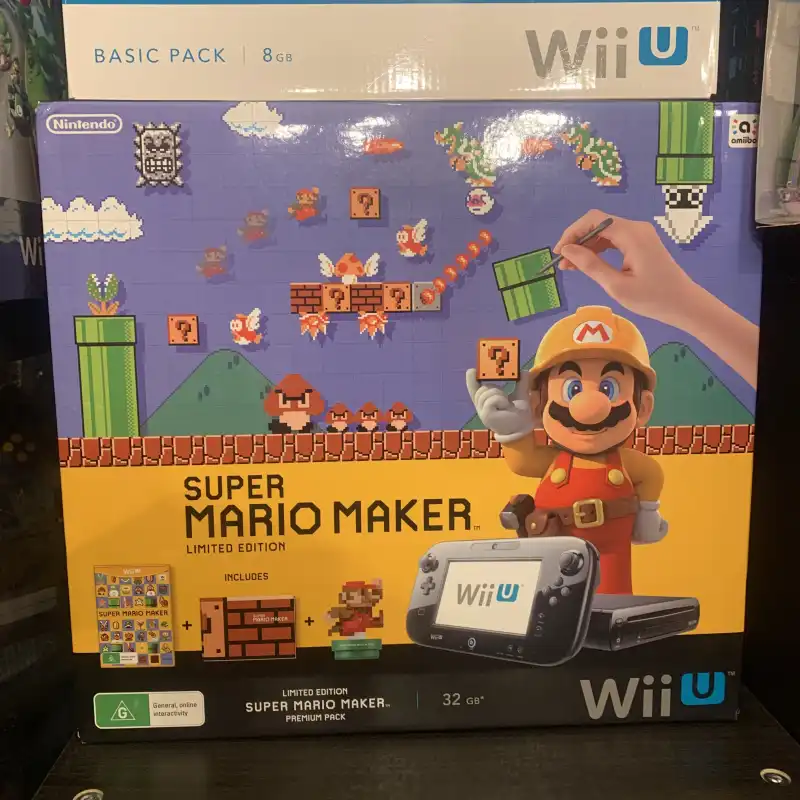 Wii U Premium 32GB - Negro + Super Mario Maker