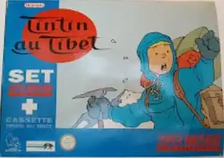  SNES Tintin / Kuifje au Tibet Bundle