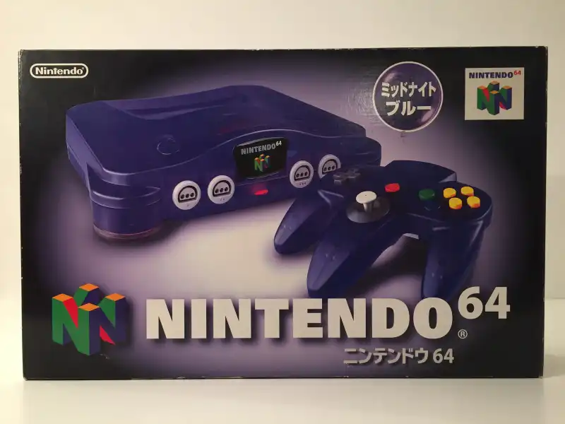 Nintendo 64 Midnight Blue Console [JP] - Consolevariations