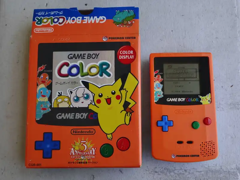 Nintendo Game Boy Color Pokemon Center 3rd Anniversary Console -  Consolevariations