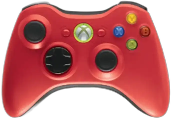  Microsoft Xbox 360 Red Controller