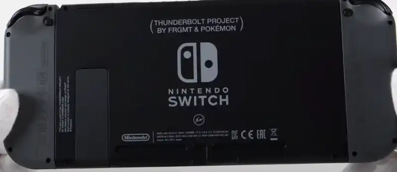 Nintendo Switch Thunderbolt x Pokemon Project Console 