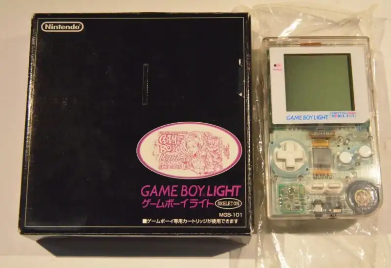 Nintendo Game Boy Light Clear Famitsu Box Console - Consolevariations