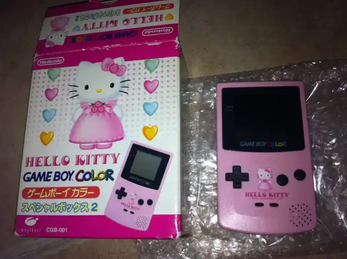  Nintendo Game Boy Color Hello Kitty Console [2]
