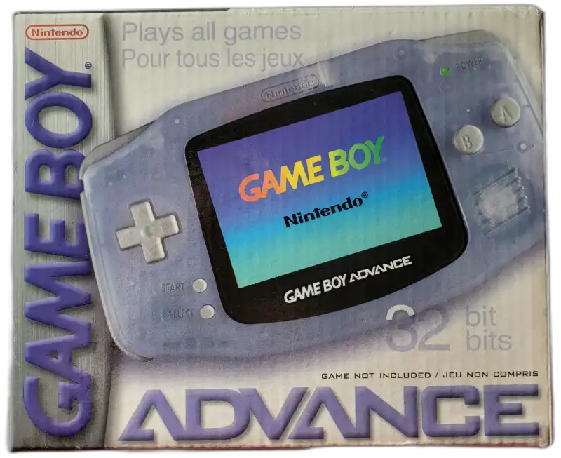  Nintendo Gameboy Advance Glacier Super Mario Advance 2 Bundle