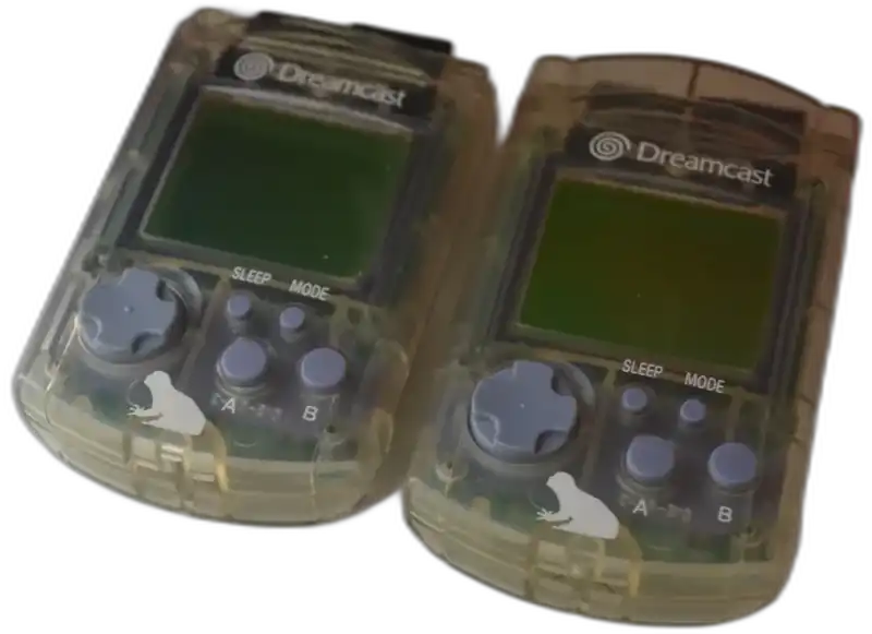 SEGA Dreamcast Seaman Clear Visual Memory Unit VMU DC Japan 