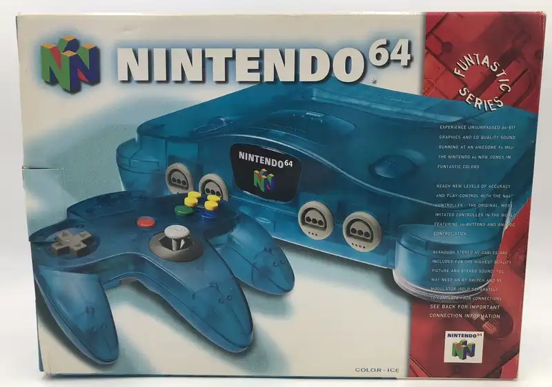  Nintendo 64 Ice Blue Console [NA]