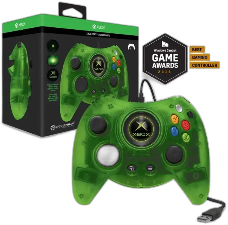  Hyperkin Duke Xbox One X Green Controller