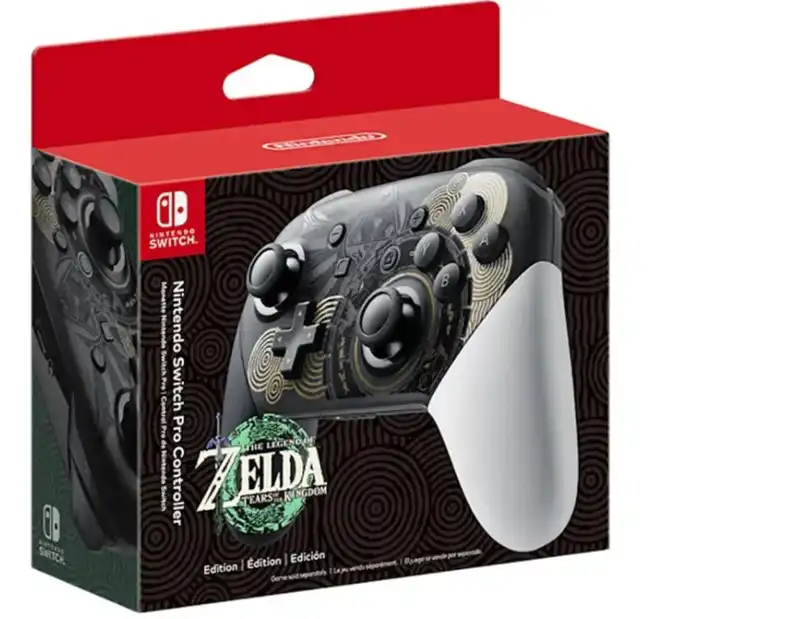  Nintendo Switch The Legend of Zelda: Tears of the Kingdom Edition Pro Controller [NA]