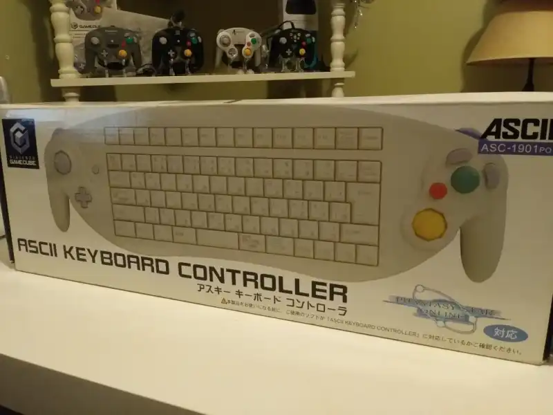  ASCII GameCube Keyboard Controller