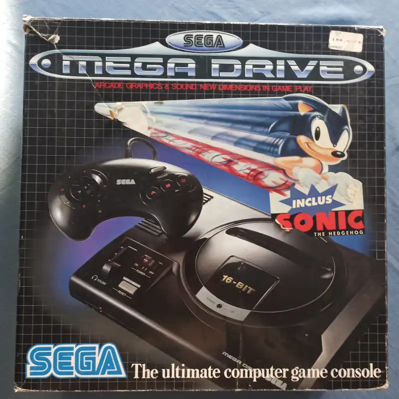 Sega Mega Drive Sonic the Hedgehog 3 w/spine MD Game From Japan