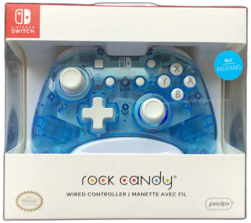  PDP Switch Rock Candy Blue Controller