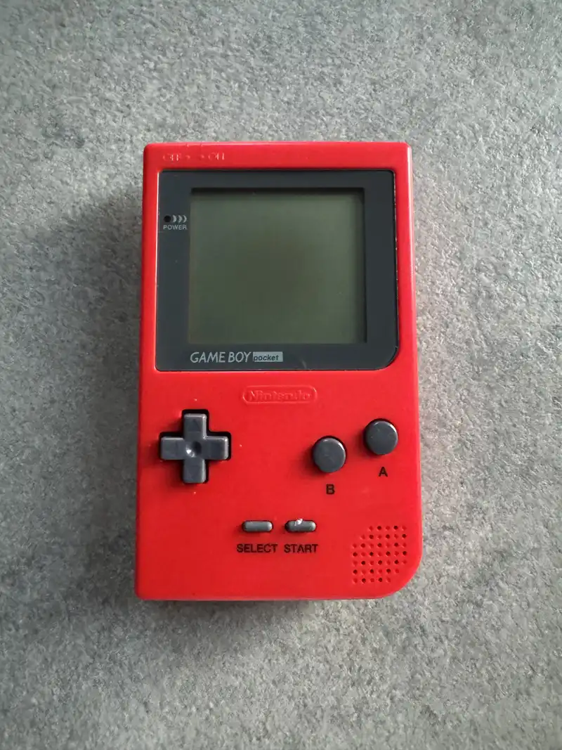  Nintendo Game Boy Pocket Red Mani Limited Console [HK]