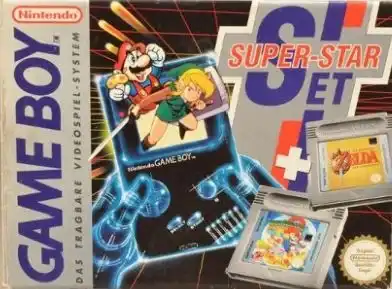  Nintendo Game Boy Super Star Set Zelda + Super Mario 2 Bundle