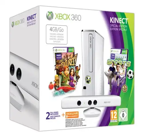Microsoft Xbox 360 S Kinect Special Edition 250GB White Console