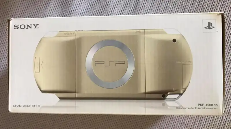 Sony PSP 1000 Launch Edition Gold Champagne Handheld System for