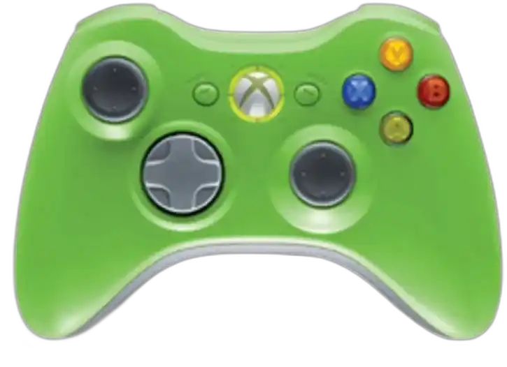  Microsoft Xbox 360 Green Controller