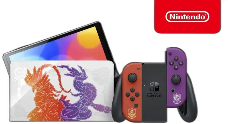  Nintendo Switch OLED Pokémon Scarlet & Violet Console [EU]