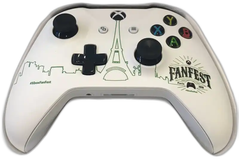  Xbox One S FanFest Paris 2018 White Controller