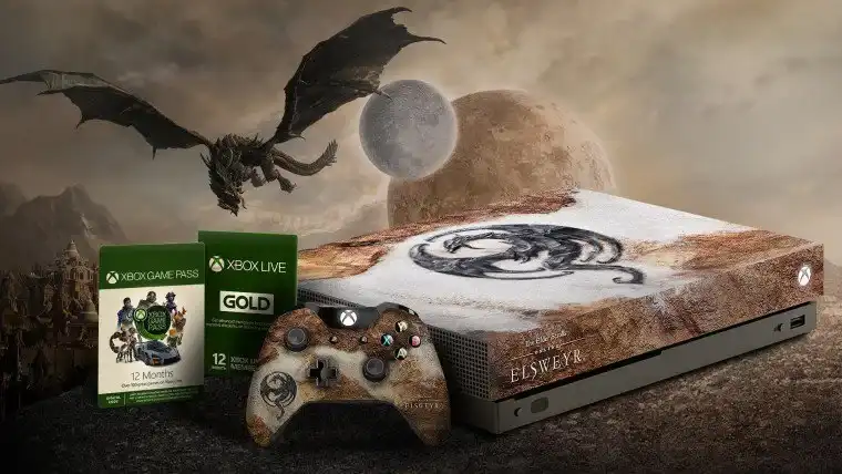  Microsoft Xbox One The Elder Scrolls Online Elsweyr Console