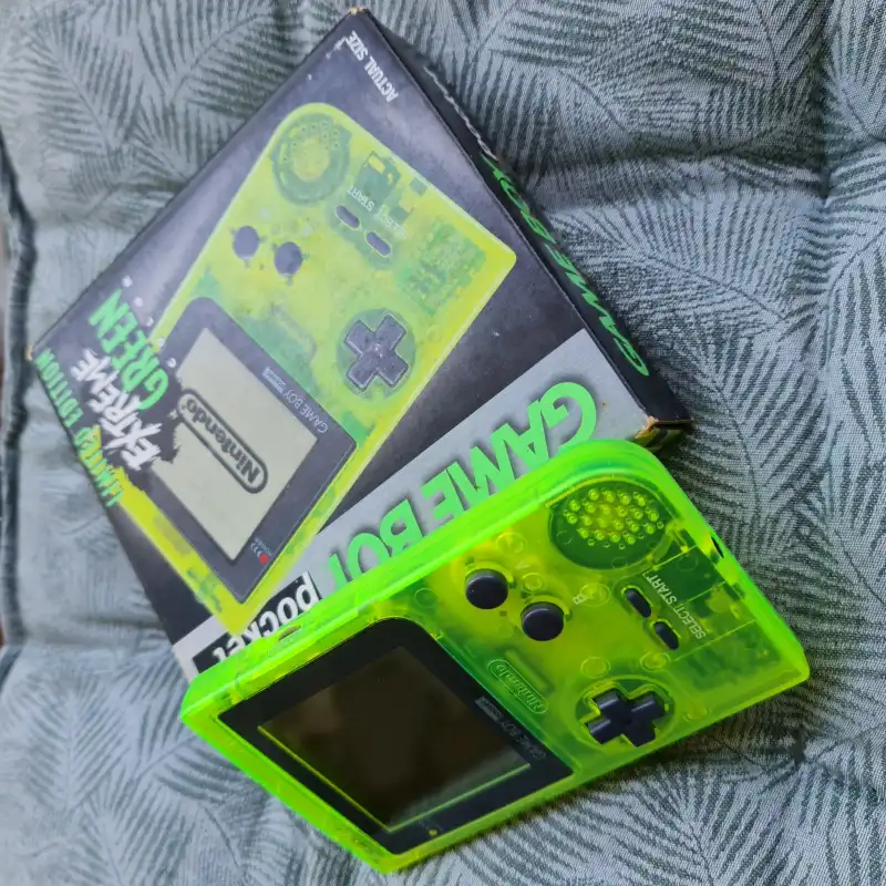 Nintendo Game Boy Pocket Launch Edition Green Handheld System for