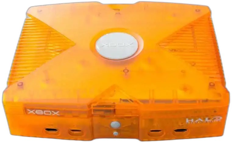  Microsoft Xbox Halo Special Orange Console