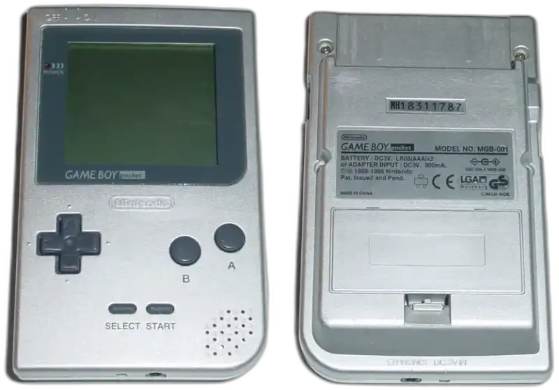  Nintendo Game Boy Pocket Black Border Console [NA]