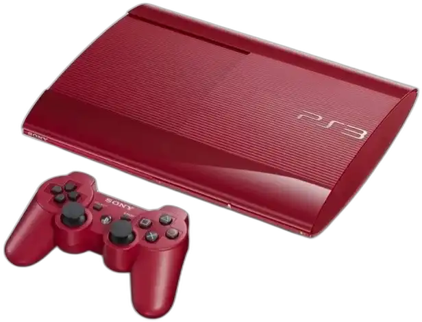  Sony PlayStation 3 Super Slim Red Console [NA]