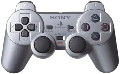  Sony PlayStation 2 Silver Controller [EU]