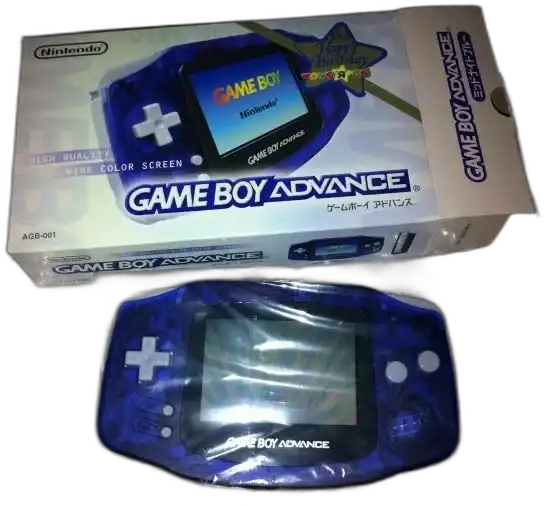  Nintendo Game Boy Advance Midnight Blue Console