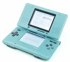  Nintendo DS Turquoise Blue Console
