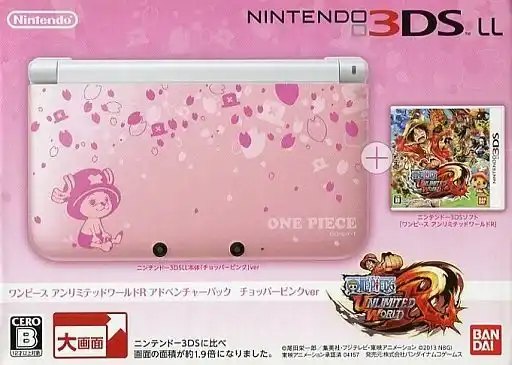 Nintendo 3DS LL One Piece Pink Console - Consolevariations