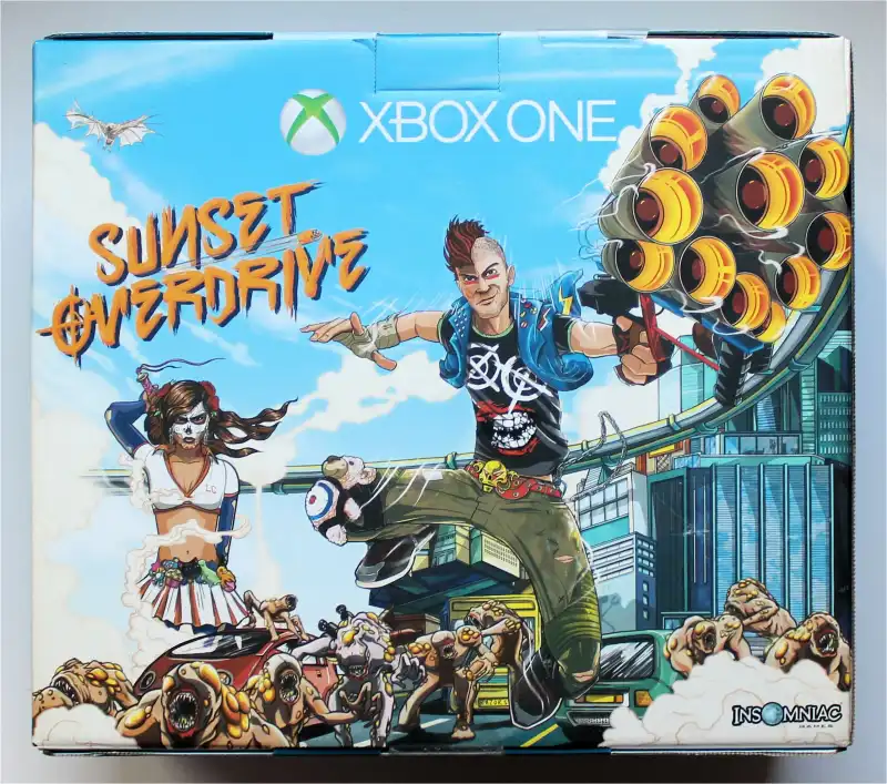 Microsoft Xbox One White Sunset Overdrive Console - Consolevariations
