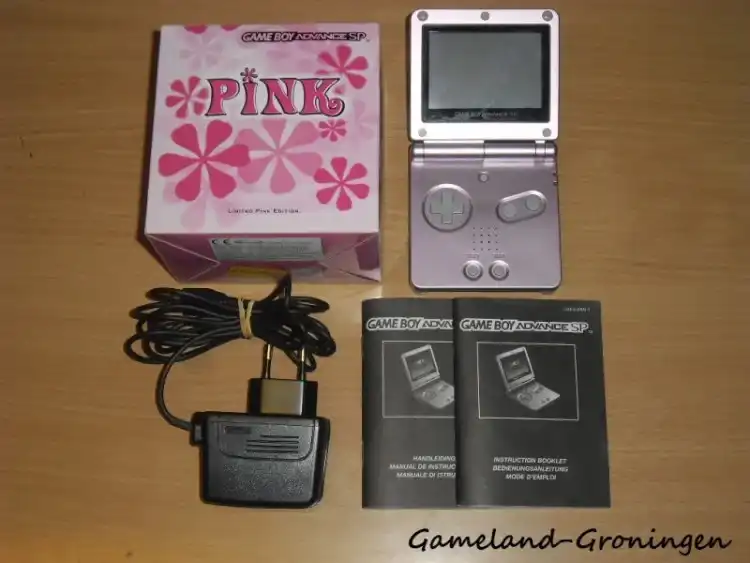  Nintendo Game Boy Advance SP Pearl Pink Console [EU]