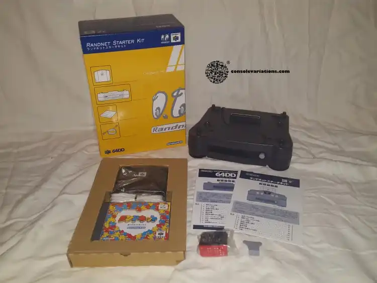  Nintendo 64 DD Randnet Starter Kit Console
