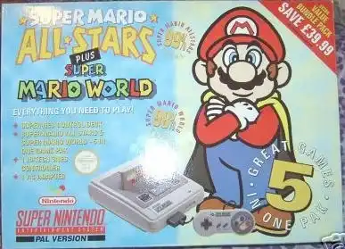  SNES Super Mario All Stars + Super Mario World Bundle [EU]