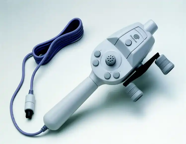 SEGA Dreamcast Fishing Rod Controller HKT-8700 Controller Only Tested Used  Good