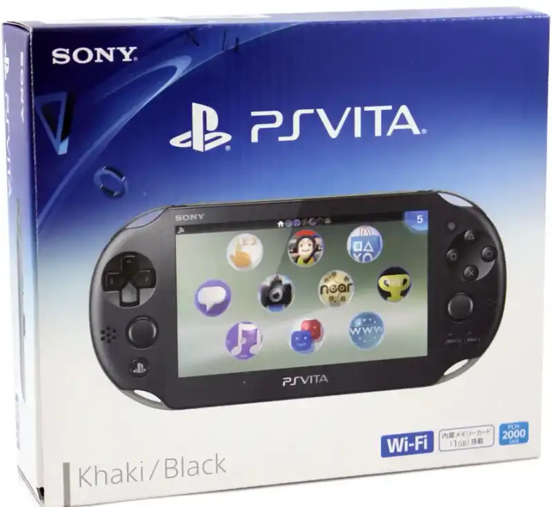 Sony PS Vita Slim Khaki / Black Console - Consolevariations