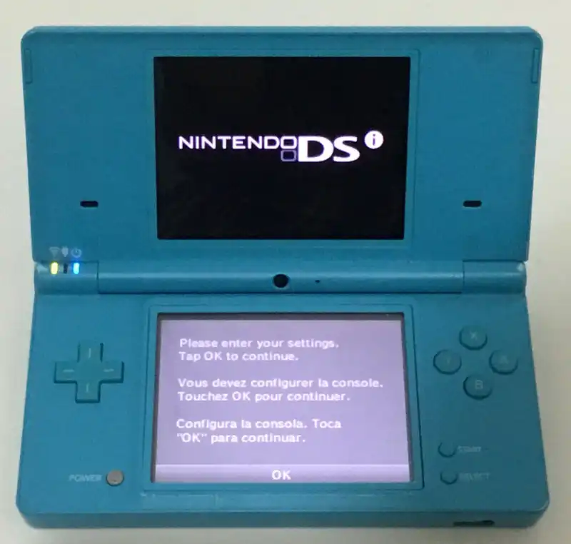 Nintendo DSi in shops Ice Blue