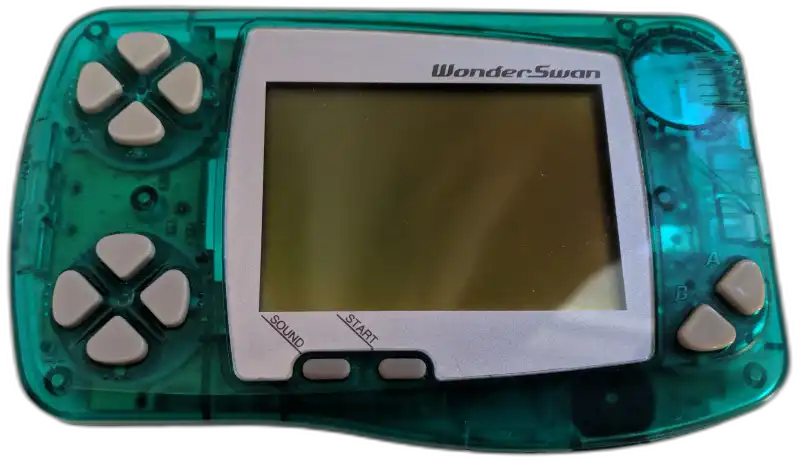  Bandai WonderSwan Skeleton Green Console