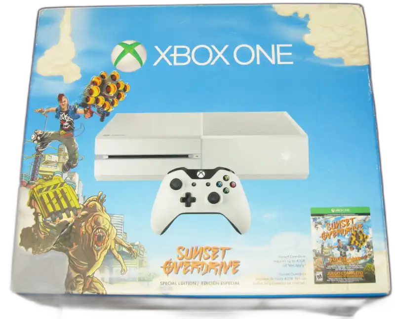 Microsoft Xbox One White Sunset Overdrive Console - Consolevariations