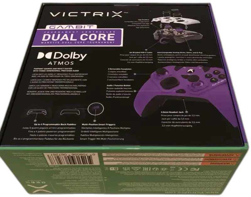  Microsoft Xbox Series X Victrix Gambit Dual Core Tournament Controller