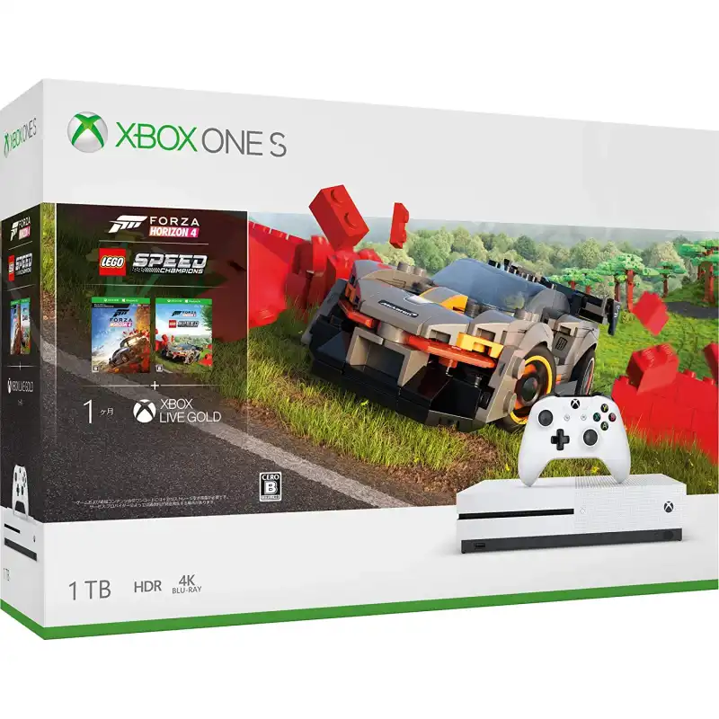  Microsoft Xbox One S Forza Horizon 4 + Lego Speed Champions Bundle