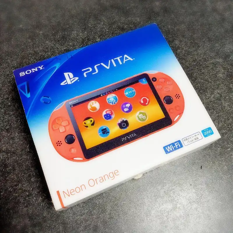 Sony PS Vita Slim Neon Orange Console - Consolevariations