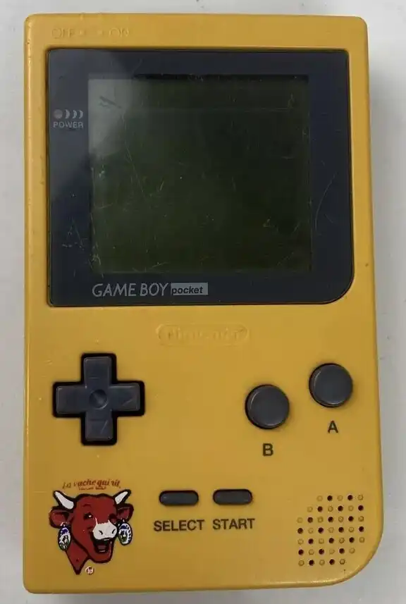 Nintendo Game Boy Pocket Yellow La Vache Qui Rit Console
