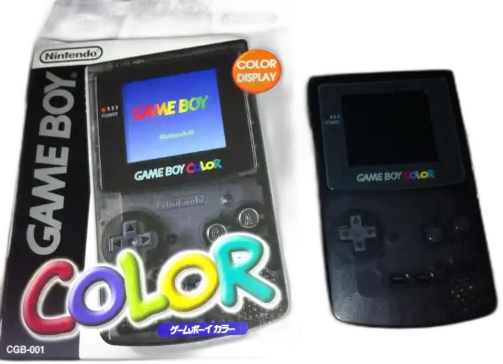  Nintendo Game Boy Color Clear Black Console