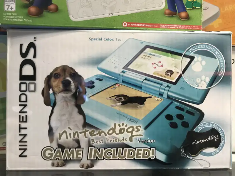  Nintendogs DS Nintendogs Teal Console